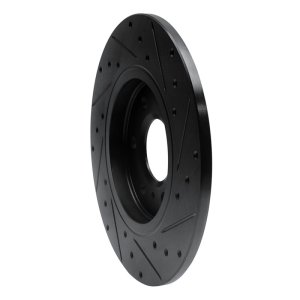 Buick TERRAZA Brake Rotor (1) - Rear Left - R1 Concepts - Drilled & Slotted - Black - 2006